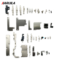 Ensemble complet de supports métalliques internes pour téléphone portable + Ensemble complet de vis pour Iphone X XR XS Max 7 8 Plus pour la réparation d'Iphone