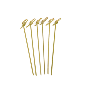 Palillos de Bambú 100% Naturales en Existencia, Desechables, de 150 mm, con Cabeza de Flor, <span class=keywords><strong>para</strong></span> Aperitivos - Product Image 4