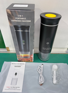 Máquina de café expreso portátil <span class=keywords><strong>para</strong></span> exteriores de 80ML, cafetera eléctrica de 20 bares, máquinas de café con función de Calefacción Automática - Product Image 6