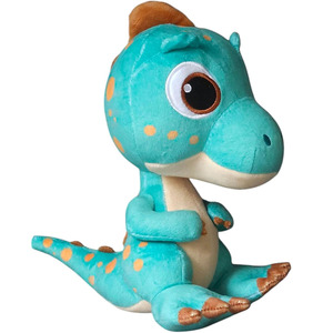 7877 Peluche de <span class=keywords><strong>dinosaurio</strong></span> azul bebé personalizado, adorable, con manchas, juguete de peluche de animales con ojos grandes, regalos para niños, peluche de <span class=keywords><strong>dinosaurio</strong></span> bebé - Product Image 2