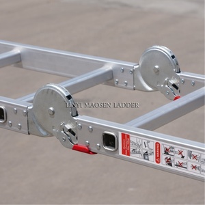 Thang gấp nhôm bậc 4x2 4x3 4x4 4x5 4x6, dùng trong nhà, đa năng - Product Image 6