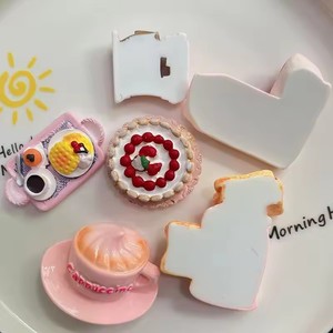Hot Bán Dễ Thương Màu Hồng Mô Phỏng Cà Phê Lớn Cốc Sữa Thiết Kế Chai Flatback Nhựa Charms Cho Keyring Móc Chìa Khóa - Product Image 2