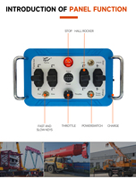 Récepteur de télécommande sans fil industriel certifié CE longue portée 4 5 6 7 voies pour grues