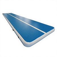 Tapis de gymnastique gonflable professionnel en PVC, imperméable, écologique, résistant à l'huile, portable, épaisseur 10 mm, pour entraînement et tumbling