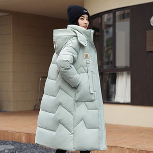 Nueva Chaqueta de Plumón de Moda para <span class=keywords><strong>Mujer</strong></span>, <span class=keywords><strong>Abrigo</strong></span> Largo de Invierno para <span class=keywords><strong>Mujer</strong></span> - Product Image 2