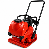 Compacteur à plaque vibrante portable, vente directe usine, piqueur de sol manuel, machine robuste pour terrains accidentés et irréguliers