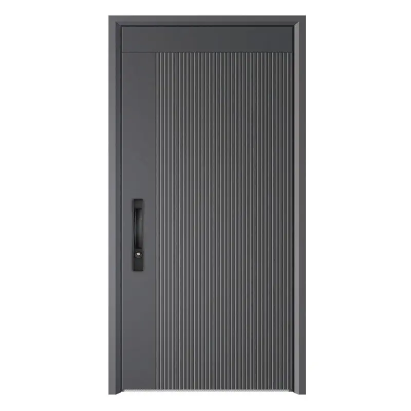 Высококачественная декоративная металлическая пользовательская стальная дверь безопасности для дома в продаже