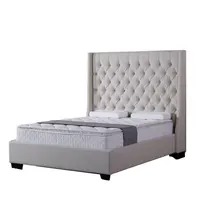 Europese Slaapkamer Meubels Comfortabel Warm Eenvoudige Queen Size Antieke Frame Bed