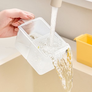 Multi-Function Breakfast <b>Tool</b> Rectangle Shape Plastic for Kitchen Microwave Oven Jade Burning Egg <b>Roll</b> <b>Box</b> Usable - Product Image 4