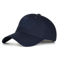 Vente en gros de haute qualité 6 panneaux casquette de Baseball respirant plage casquette réglable drapeau américain protection solaire chapeau de sport pour hommes femmes