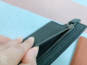 Funda billetera de cuero con cierre de cremallera adhesivo soporte de tarjeta de nombre para teléfono móvil para iPhone para <span class=keywords><strong>Samsung</strong></span> para xiaomi - Product Image 3