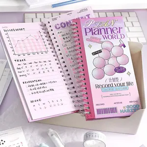 Tages planer undatiert-zu tun Liste Notizbuch mit Stunden plan Stunden planer Termin Organizer Notizbuch