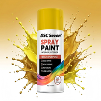 Peinture en aérosol pour voiture, peinture de base, gris chromé, plusieurs couleurs, acrylique, 450 ml, peinture en aérosol dorée