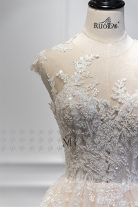<span class=keywords><strong>Vestido</strong></span> de <span class=keywords><strong>Novia</strong></span> con Cuentas y Lentejuelas Mily Bridal QW01182, Vestidos de <span class=keywords><strong>Novia</strong></span> Económicos para Bodas Civiles - Product Image 4