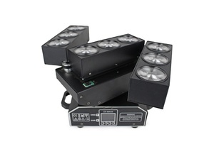 Projecteur de lumière de scène, matrice LED RGBW 4 en 1 avec tête mobile, lumière infinie pour Show <span class=keywords><strong>Club</strong></span>, 9x10W - Product Image 5