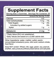 Bonnes affaires : Bonbons gommeux à la mélatonine, au magnésium et à la vitamine D, sans sucre, naturels, végétaliens, 5 mg, pour adultes, marque privée, fournisseur Amazon