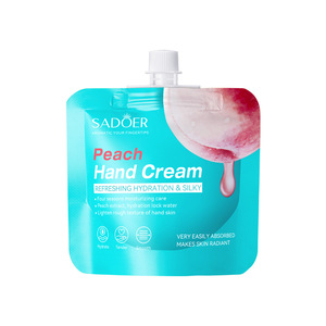 Venta caliente cuidado <span class=keywords><strong>de</strong></span> las manos flor y fruta vitamina C hidratante y refrescante crema <span class=keywords><strong>de</strong></span> manos <span class=keywords><strong>de</strong></span> melocotón - Product Image 1