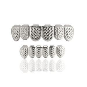 Grillz dentaire en métal doré à imprimé léopard, style hip-hop, pour boîte de nuit, hipster, Halloween - Product Image 3