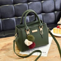 Star Vintage Damenhandtasche Wasserdichte Große Kapazität PU-Leder+Polyester Reißverschluss Schulter-Umhängetasche