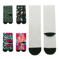 Chaussettes vierges d'animaux de conception personnalisée pour l'impression de chaussettes 3D Impression de chien drôle