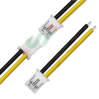 Faisceau de câbles personnalisé à âme en cuivre isolé PVC et PTFE, avec connecteur JST 4 broches, modèle PHR, conforme RoHS