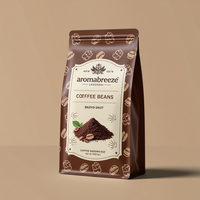 Emballage Bolsa 250g 500g 1lb pochettes personnalisées bloc fond côté soufflet sac sacs de café avec valve