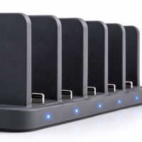 Système de paiement : Station de charge multi-appareils 5 ports pour le chargement en lot de tablettes, scanners et la gestion des appareils |   OEM ODM