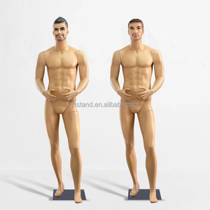 Maniquíes Masculinos de Cuerpo Completo <span class=keywords><strong>Musculoso</strong></span> de Plástico para Exhibición en Vitrinas, Maniquíes de Hombre con Maquillaje y Cabello - Product Image 5