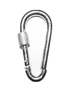 YPH All Black 5 # D 47*25mm Flacher Karabiner haken mit benutzer definiertem Logo Aluminium legierung Metall Plain Finish Verriegelung Drehbare Schlüssel anhänger - Product Image 3