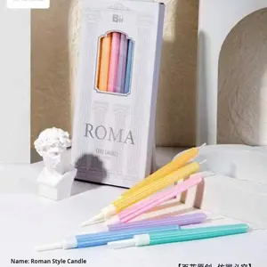 Décoration de gâteau d'anniversaire de style romain romantique <span class=keywords><strong>Paris</strong></span>, nouvelle couleur de bonbons en cire nacrée, fabriquée à la main en cire de paraffine, 50 ml - Product Image 3