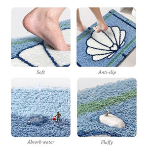 Yellow Duck I'm Ok Meme Funny <strong>Funky</strong> Cartoon Animal Microfiber Shaggy <strong>Bath</strong> <strong>Mat</strong> Throw Rug - Product Image 4