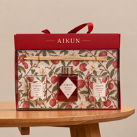 Diffuseur de parfum en verre carré Aikun Buyer 100 ml avec bougie, coffret quadrillé, logo en aluminium, toutes senteurs, longue durée, faible MOQ, livraison rapide pour cadeaux