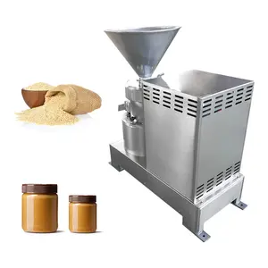 Endüstriyel üretmek kaju fıstığı ezmesi susam tahin yapmak yapımı işleme kakao çekirdeği kolloid değirmen makinesi