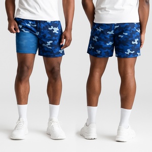 Shorts de sport camouflage en gros pour hommes, taille élastique, séchage rapide, vêtements de sport pour hommes, shorts de gym, shorts de fitness actifs - Product Image 4