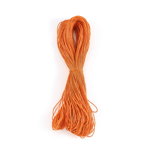 Fil pour accessoires de bijoux DIY, corde tressée cirée 1 mm, sinterisable pour bracelets, origine Yiwu - Product Image 5