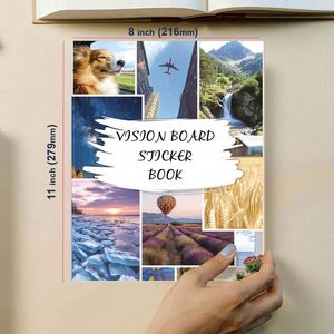 Goal Setting Vision Journal Motivation Lifestyle Inspiration Sticker <b>Kit</b> Vision Board <b>Book</b> 100+ Vision Board Image Stickers - Product Image 2