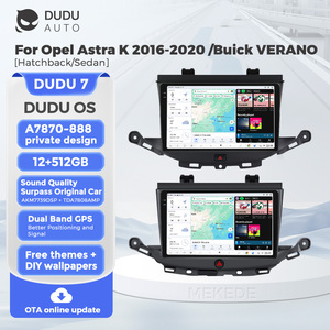 DUDUAUTO para <span class=keywords><strong>Opel</strong></span> <span class=keywords><strong>Astra</strong></span> H 2004-2014, Sistema Multimedia Android Modificado para Auto, Bluetooth, Navegación, Carplay, <span class=keywords><strong>Pantalla</strong></span> de Visión Trasera - Product Image 2