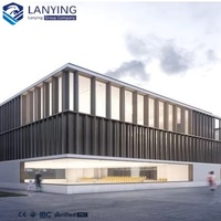 Bâtiment préfabriqué en structure métallique haute résistance pour entrepôt commercial