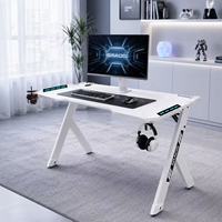 Bureau de Gaming AOR ABS Armor RGB LED 140x60cm 30 LED/m 20 Modes Porte-gobelet Crochets Multiprise 18 mm E0 2026 Nouveau Pro Vente en Gros Usine