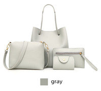 Ensemble 4-en-1 Sac en PU 2023 Sac à Bandoulière Cabas de Luxe Sac à Main de Luxe pour Femme