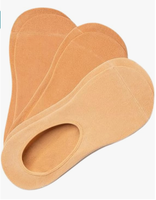 Chaussettes invisibles pour femmes et hommes, en coton mélangé tricoté, antidérapantes, chaussettes cachées invisibles