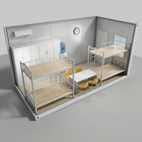 Maisons conteneurs écologiques préfabriquées, bureaux, appartements, dortoirs, mini-maisons, villas personnalisables, variété de solutions de logement, salles de bain