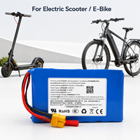 Paket Baterai Li-ion Custom 18650 7S1P 25.2V 2200mAh dengan BMS XT60 JST untuk E-Scooter OEM UN38.3