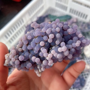 Wholesale Natural <strong>Grape</strong> Agate Specimen Cluster Healing Crystal Quartz Gemstone Craft for Decoration - Product Image 4