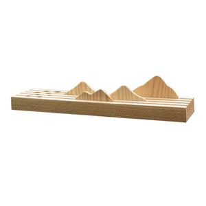 Wooden Pen Holder Mobile Phone Stand <b>Solid</b> <b>Wood</b> Office Stationery Storage Japanese Style <b>Desk</b> Organizer Triangle Shape - Product Image 5
