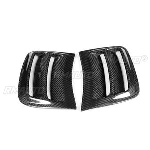 Couvre-prise d'air latérale de pare-chocs avant en fibre de carbone véritable (2 pièces) pour Mercedes Benz W204 C63 AMG 2008 2009 2010 2011 - Product Image 3