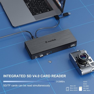 Station d'accueil Wavlink Displaylink 100W Thunderbolt 5/4 USB-C/A <span class=keywords><strong>M1</strong></span>-M5 <span class=keywords><strong>Mac</strong></span>/MacBook Neo/Windows/Chrome UG39PD8 pour Macbook - Product Image 1