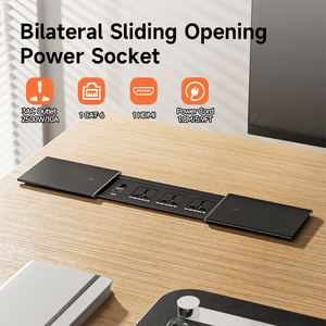 Prise électrique intelligente universelle pour table de conférence, prise coulissante de bureau - Product Image 2