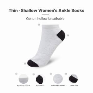 उच्च गुणवत्ता वाली महिलाओं और यूनिसेक्स टखनों के मोजे थोक ग्रीष्मकालीन और वसंत मछली बच्चों और युवाओं के लिए खोखला जाल खोखला जाल - Product Image 2