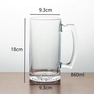 نظارات بيرة بشعار مخصص مع مقبض هدايا كلاسيكية للرجال ، أكواب بيرة من <span class=keywords><strong>M</strong></span> بتخفيضات كبيرة - Product Image 5